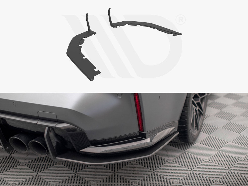 Street Pro Rear Side Splitters V.1 Bmw M3 Sedan / Touring G80 / G81