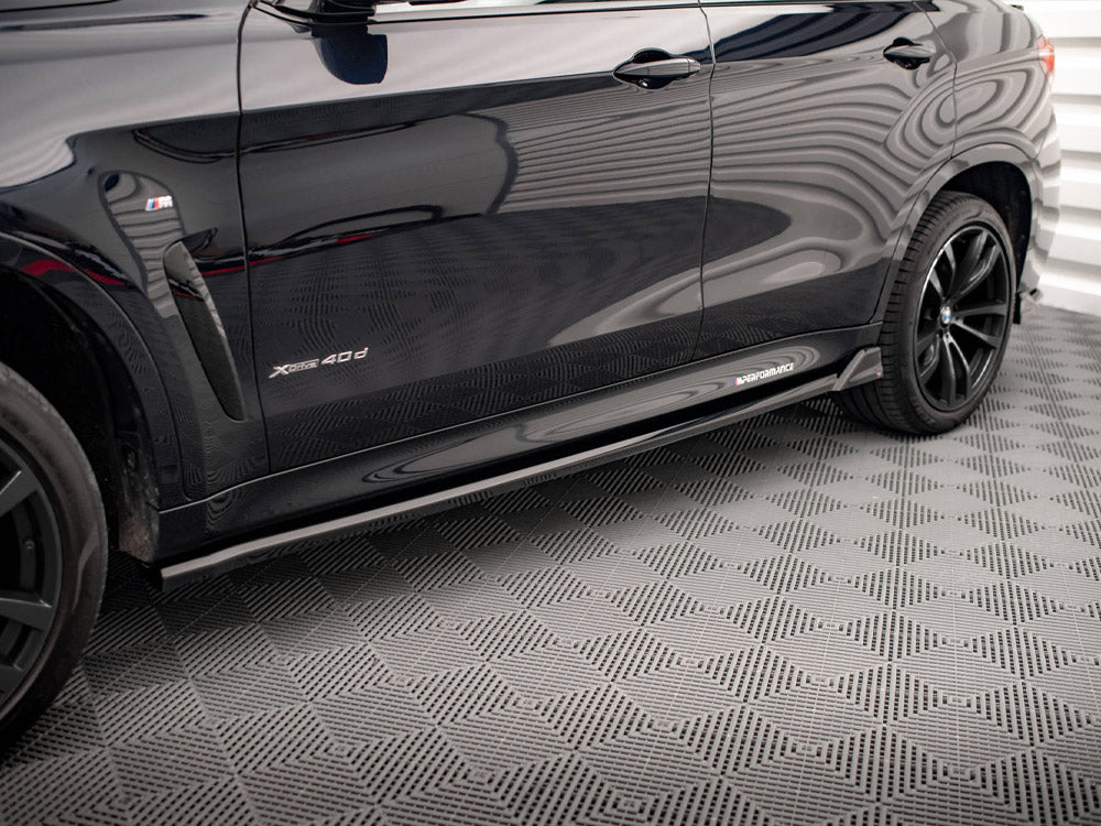 Side Skirts Diffusers V.2 Bmw X6 M Sport F16