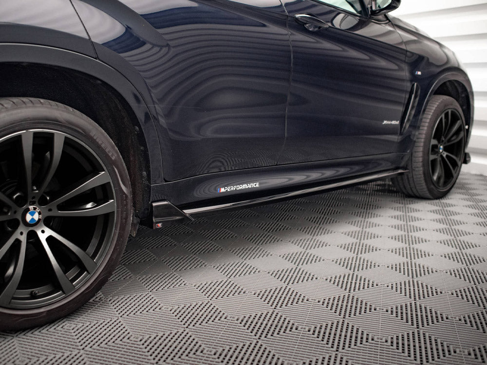 Side Skirts Diffusers V.2 Bmw X6 M Sport F16