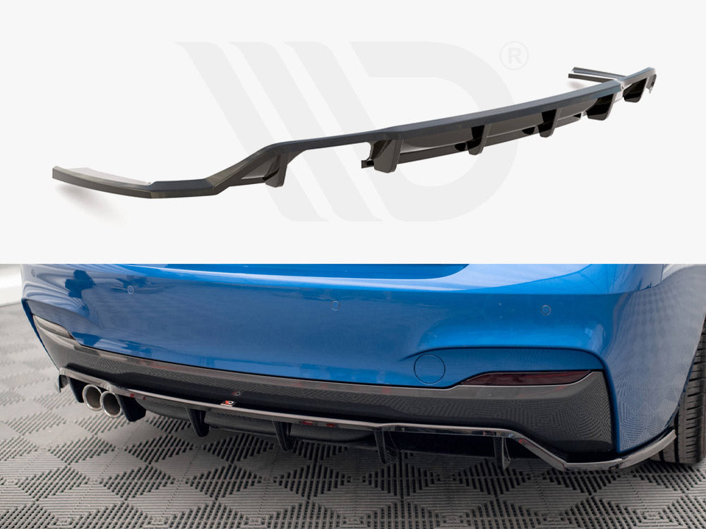 Central Rear Splitter (Vertical Bars) Bmw 2 M-Pack F22