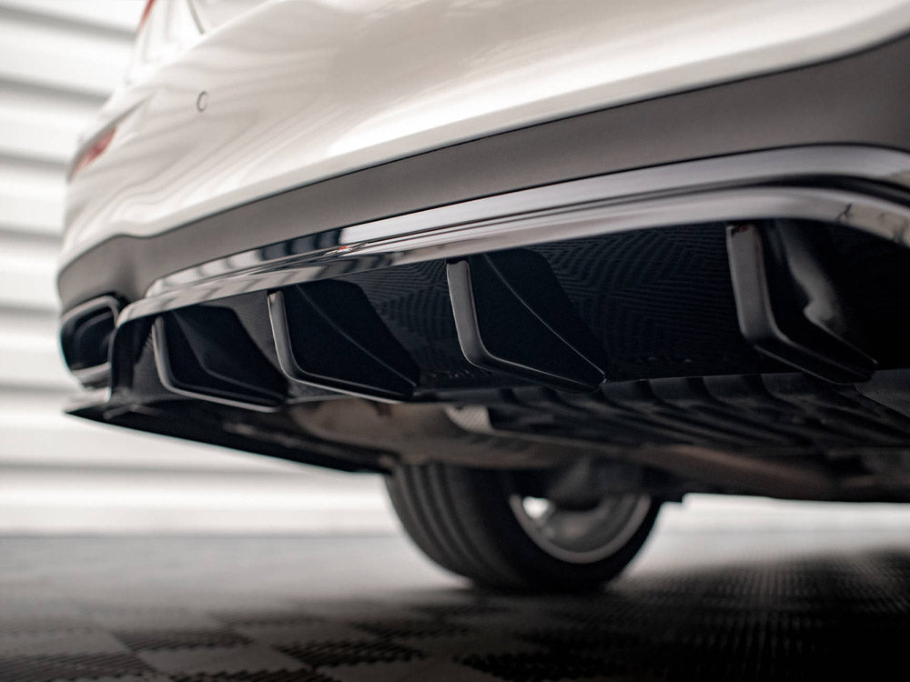 Rear Splitter (Vertical Bars) Mercedes E AMG-Line Sedan W213 Facelift