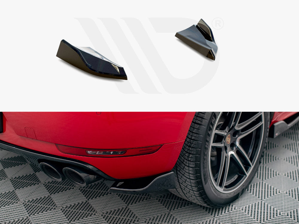 Rear Side Splitters Porsche Macan Gts / Sport Design Mk1 Facelift