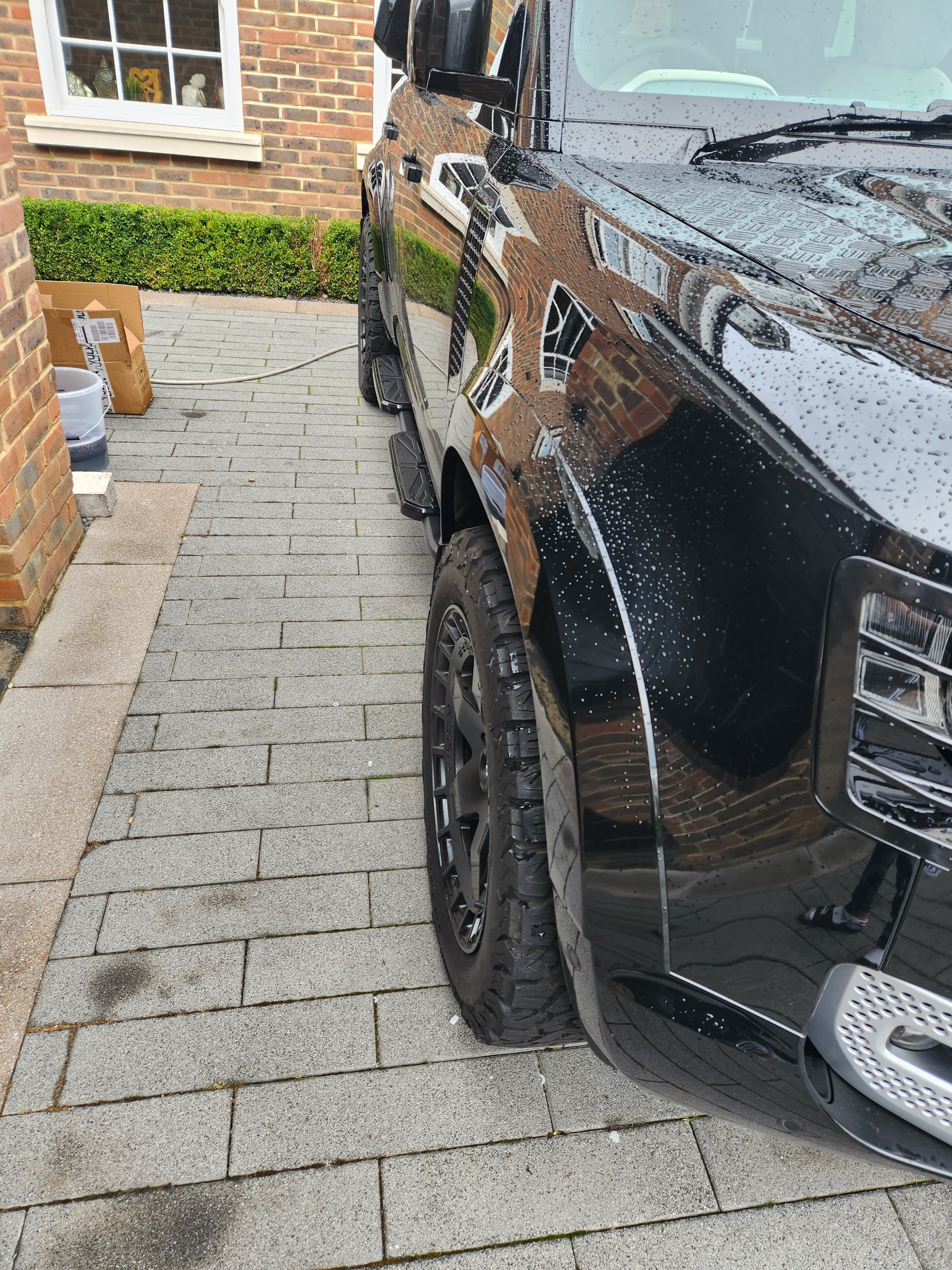 Defender L663 Wide Wheel Arch Kit 90/110 - Gloss Black