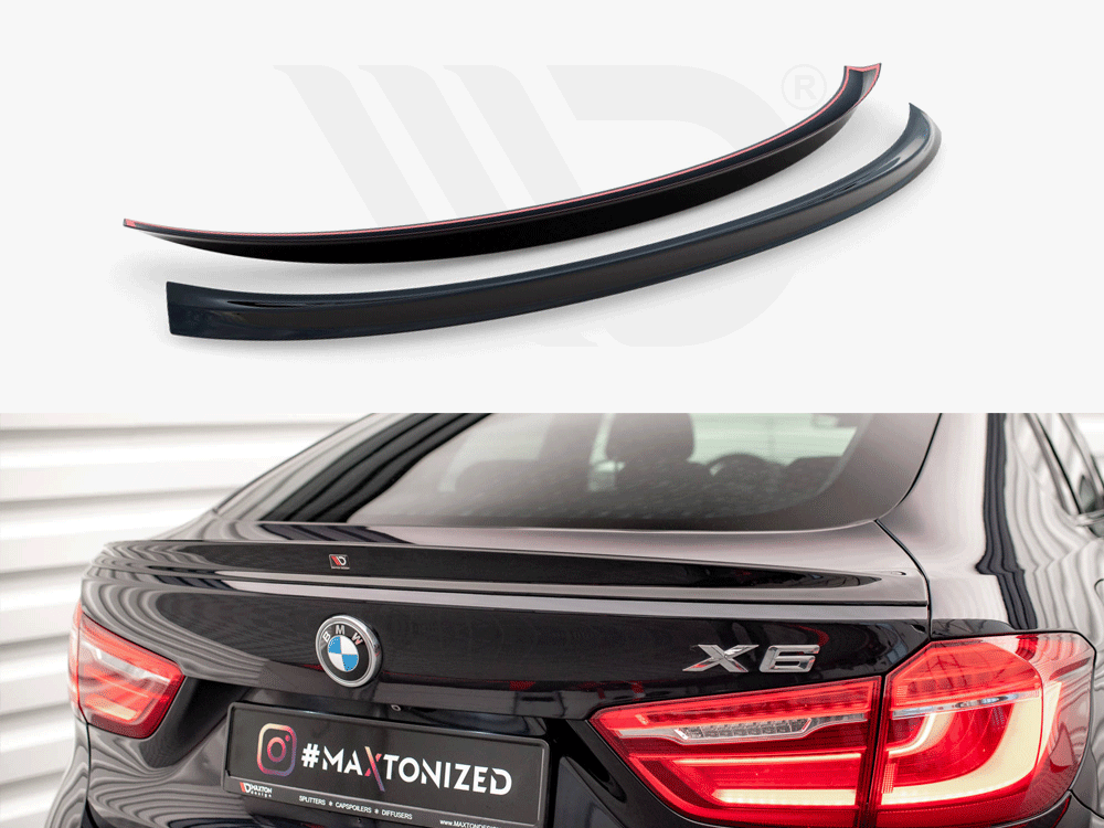 Spoiler Cap 3D V.2 Bmw X6 F16 M-Pack / X6 M F86