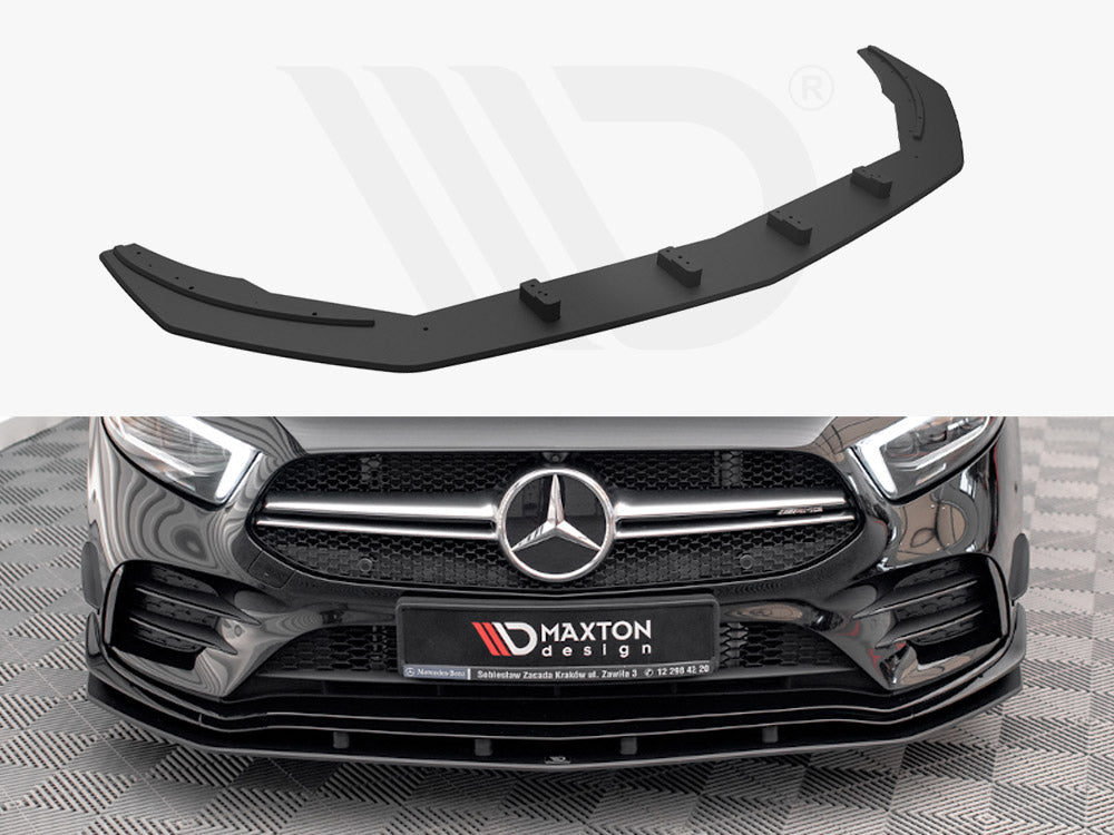 Street PRO Front Splitter Mercedes A35 AMG / AMG-Line Aero Pack W177