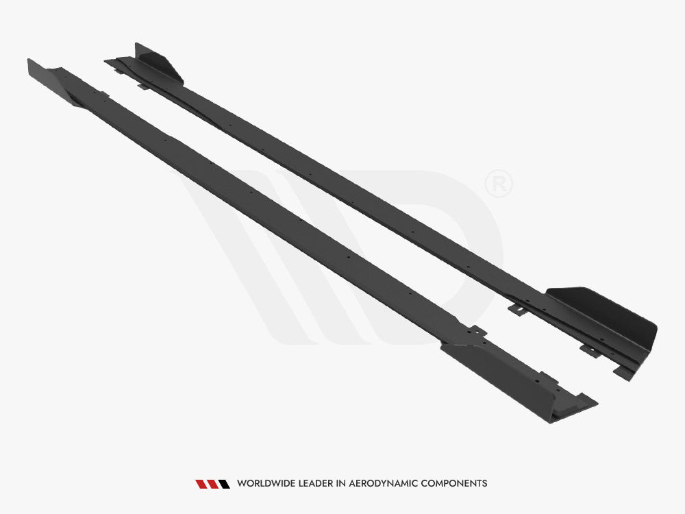 Street PRO Side Skirts Diffusers + Flaps Mercedes A35 AMG / AMG-Line Aero Pack W177