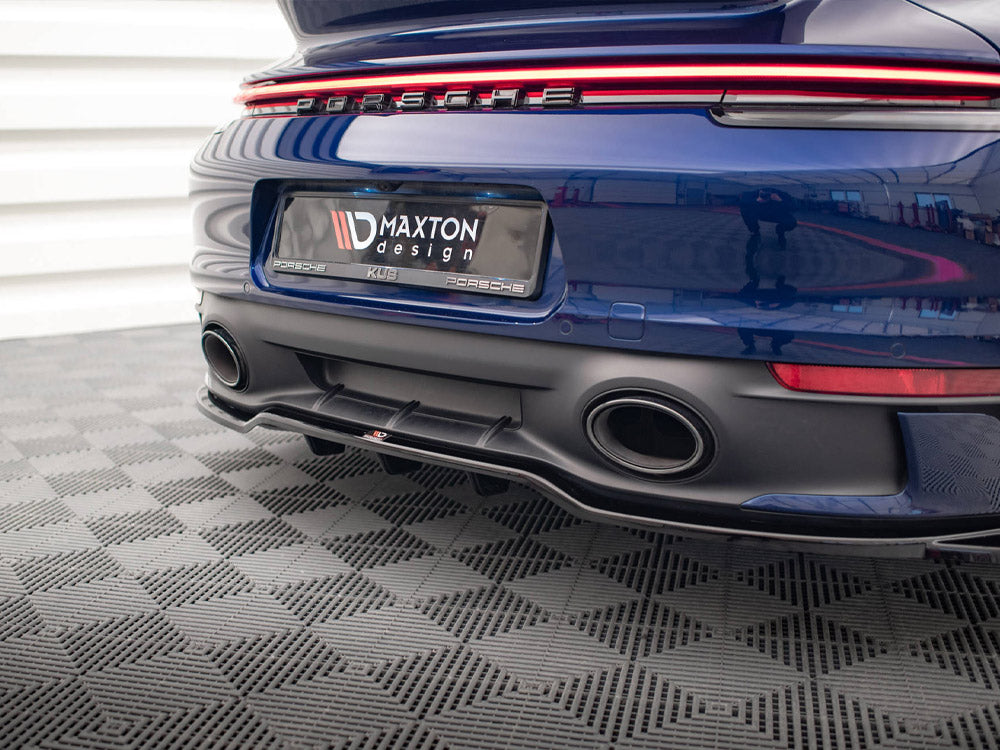 Rear Splitter (Vertical Bars) V.2 Porsche 911 Carrera Aero / Carrera Gts 992