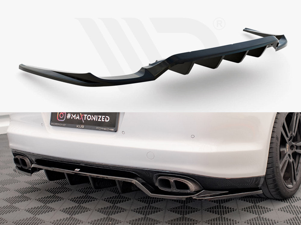 Rear Splitter (Vertical Bars) Porsche Panamera Turbo 970