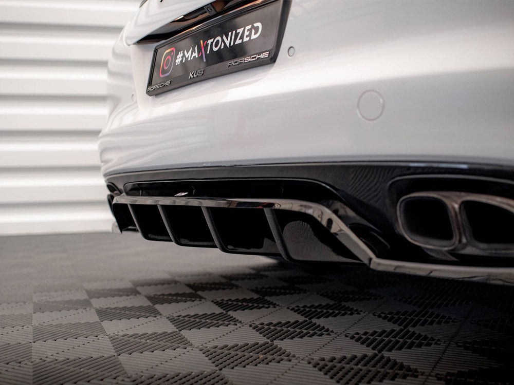 Rear Splitter (Vertical Bars) Porsche Panamera Turbo 970