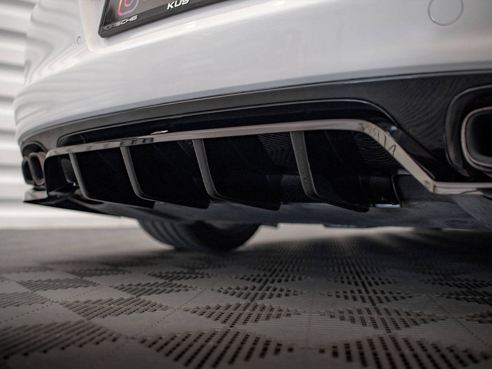 Rear Splitter (Vertical Bars) Porsche Panamera Turbo 970