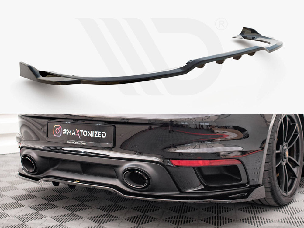 Rear Splitter (Vertical Bars) Porsche 911 Turbo S 992