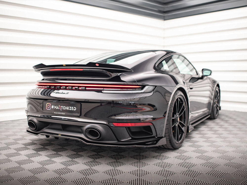 Rear Splitter (Vertical Bars) Porsche 911 Turbo S 992