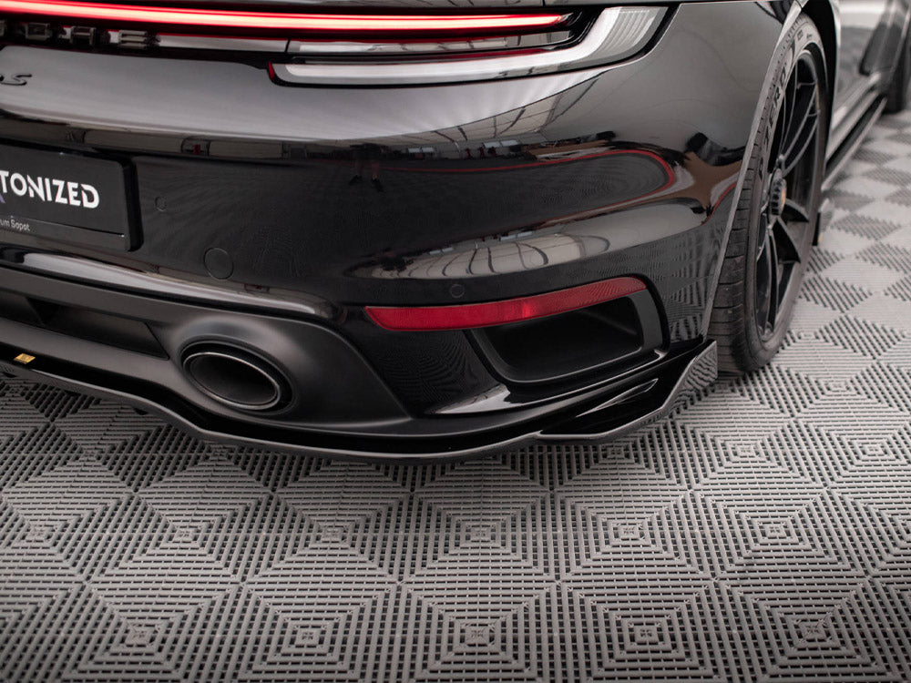 Rear Splitter (Vertical Bars) Porsche 911 Turbo S 992
