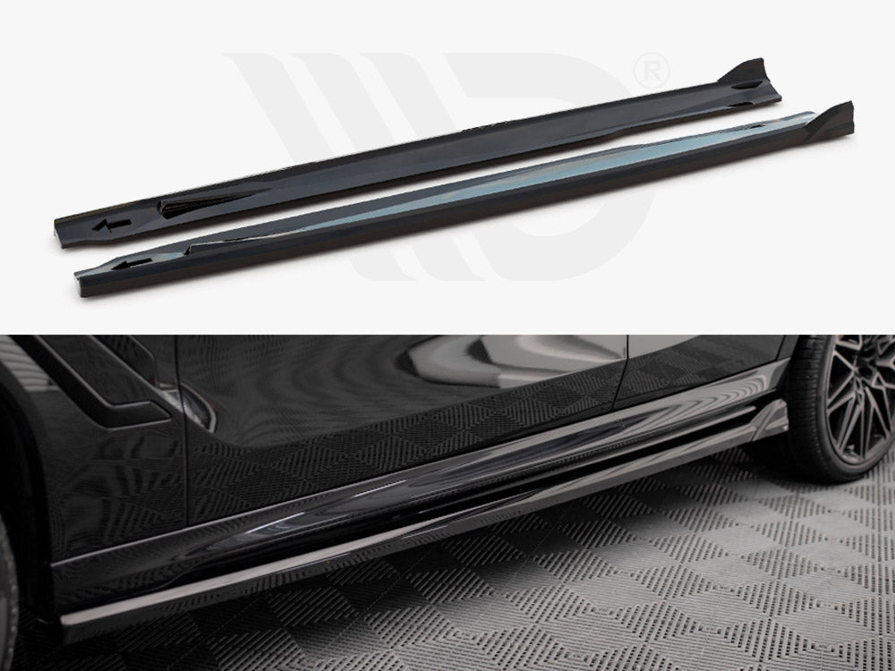 Side Skirts Diffusers Bmw X6 M F96 / X6 M-Pack G06