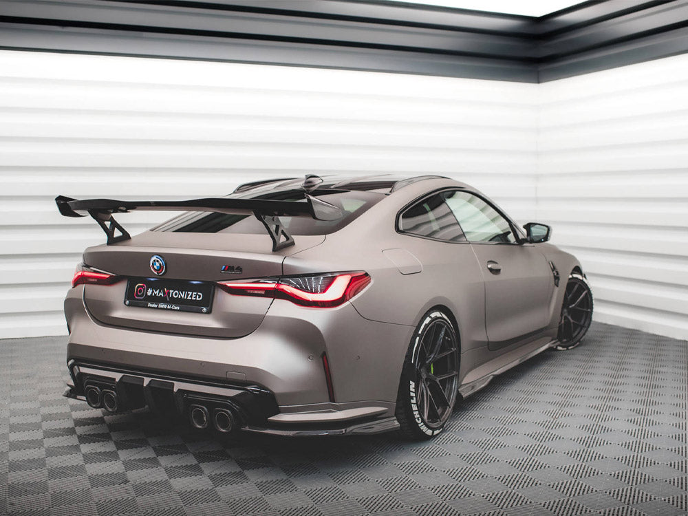 Carbon Fiber Rear Side Splitters Bmw M4 G82