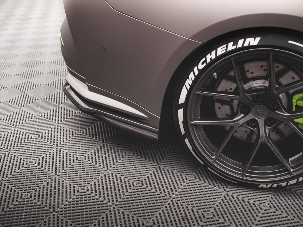 Carbon Fiber Rear Side Splitters Bmw M4 G82