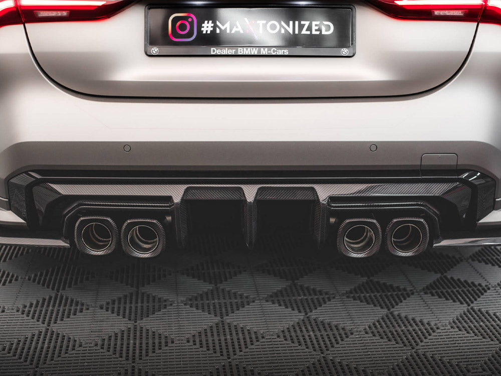 Carbon Fiber Rear Diffuser Bmw M4 G82 / M3 G80