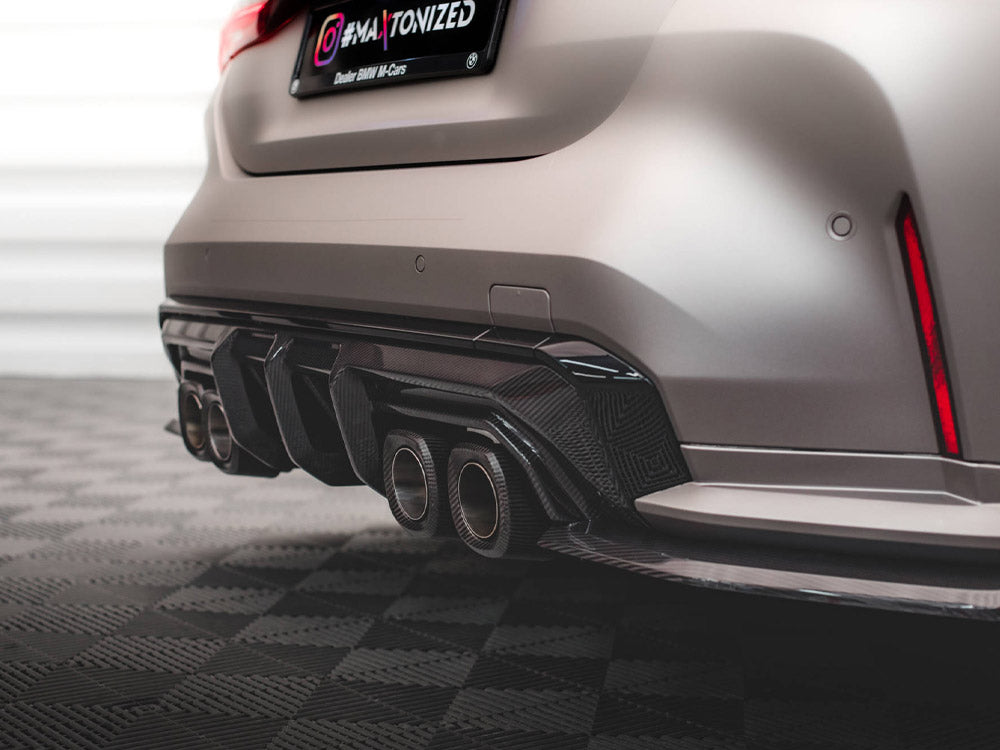 Carbon Fiber Rear Diffuser Bmw M4 G82 / M3 G80