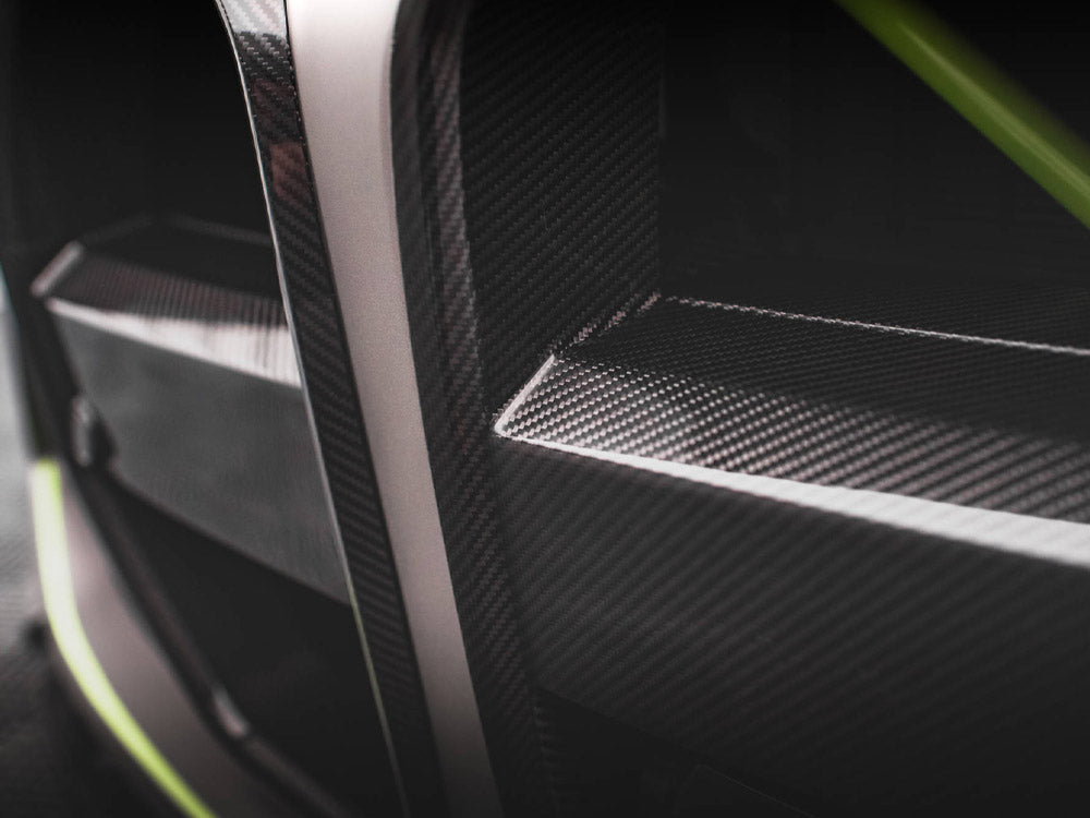Carbon Fiber Front Grill + License Plate Holder Base Bmw M4 G82 / M3 G80