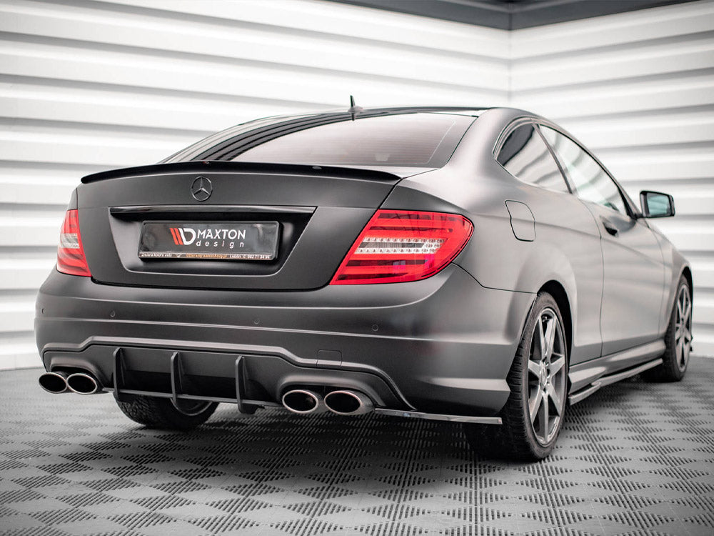 Street Pro Rear Diffuser Mercedes C Coupe AMG-Line C204
