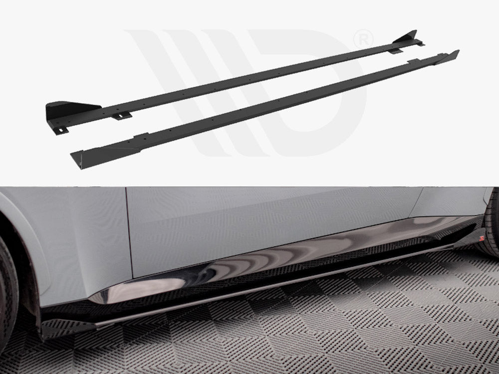 Street Pro Side Skirts Diffusers + Flaps Bmw 2 Coupe M-Pack / M240I G42