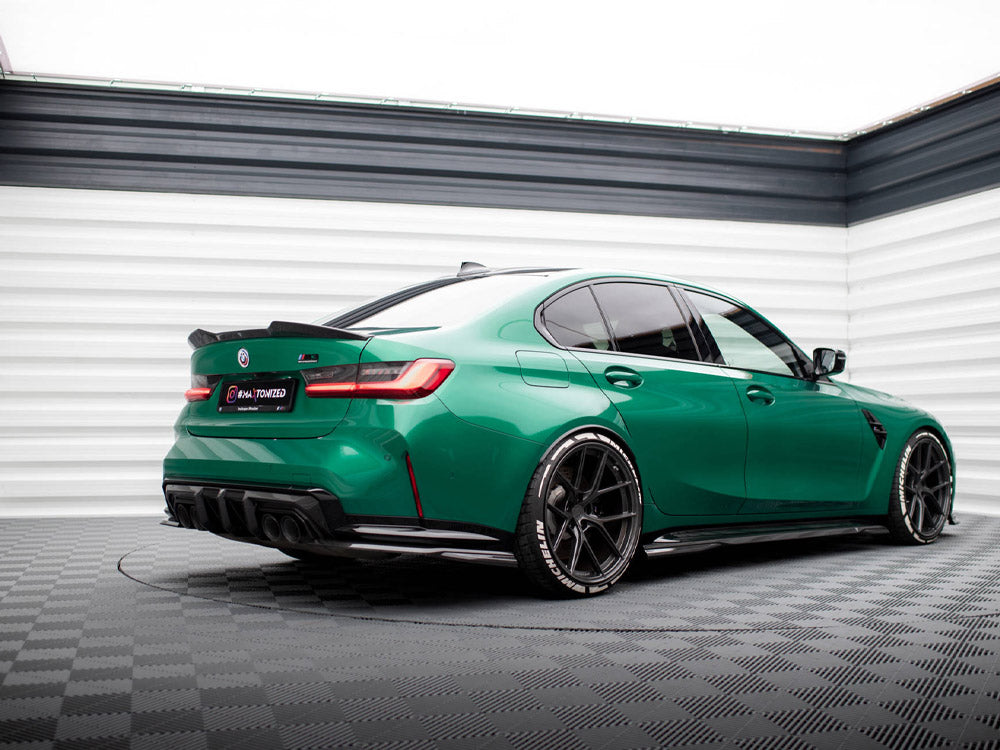 Carbon Fiber Rear Side Splitters Bmw M3 Sedan / Touring G80 / G81