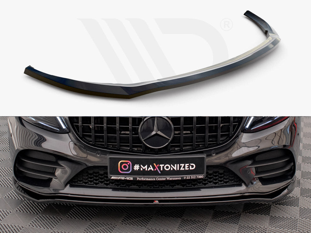 Front Splitter V.1 Mercedes-Benz C AMG Line Sedan / Coupe / Estate W205 / C205 / S205 Facelift
