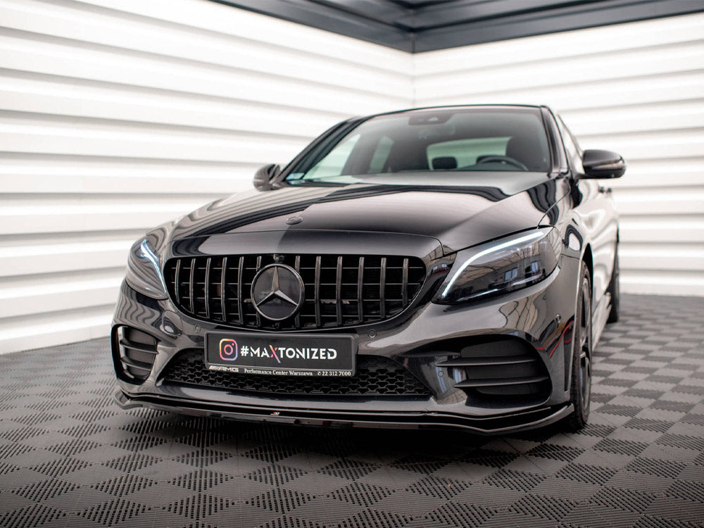 Front Splitter V.1 Mercedes-Benz C AMG Line Sedan / Coupe / Estate W205 / C205 / S205 Facelift