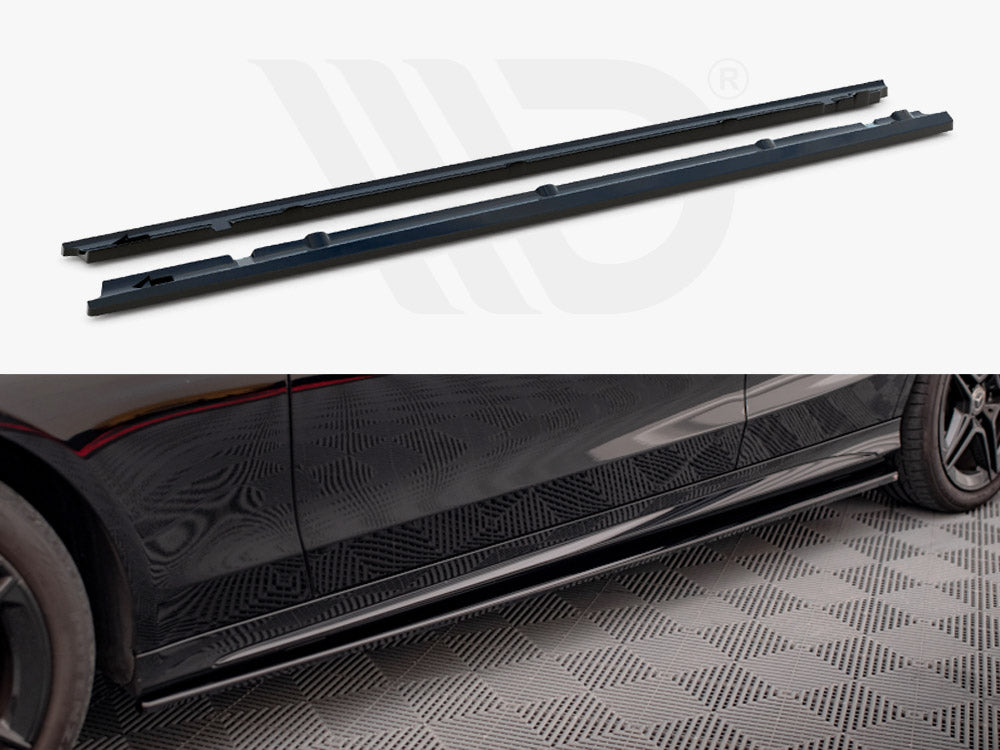 Side Skirts Diffusers Mercedes-Benz C43 / C AMG-Line Sedan / Estate W205 / S205 Facelift