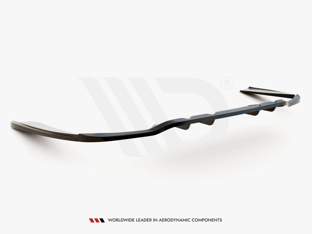 Rear Splitter (Vertical Bars) Mercedes C Coupe AMG-Line C205 Facelift