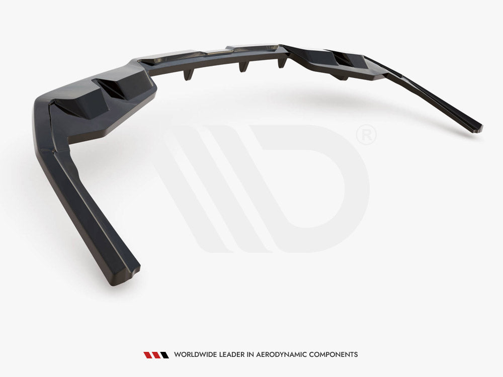 Central Rear Splitter (Vertical Bars) V.1 Bmw I4 M-Pack G26