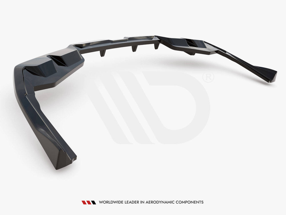 Central Rear Splitter (Vertical Bars) V.2 Bmw I4 M-Pack G26