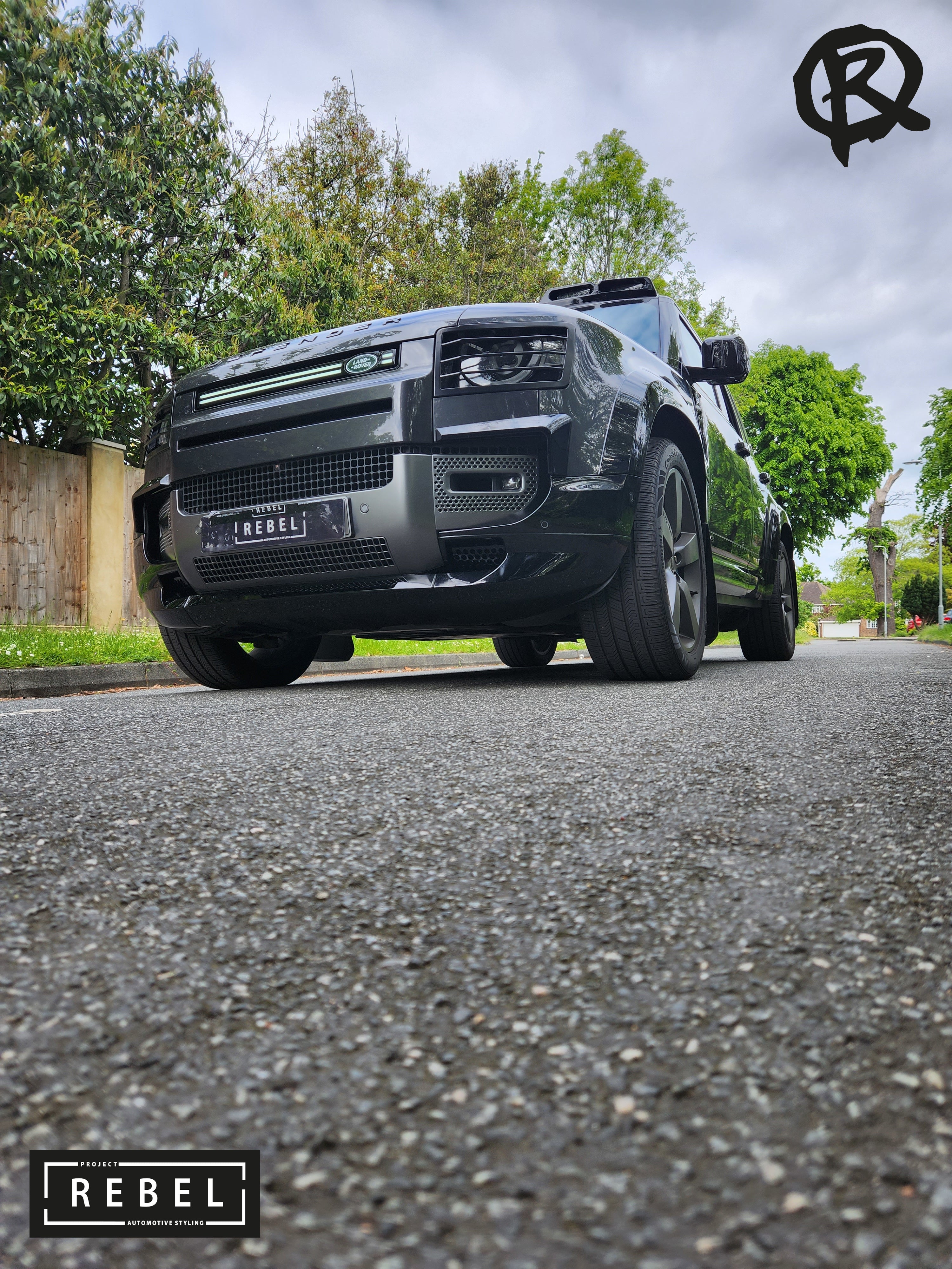 Defender L663 Headlight Cover - Gloss Black