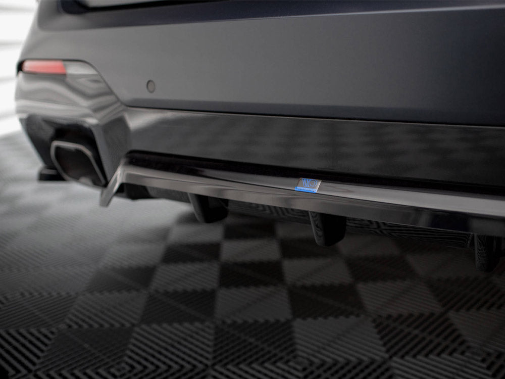 Central Rear Splitter (Vertical Bars) Bmw X3 M-Pack G01 Facelift