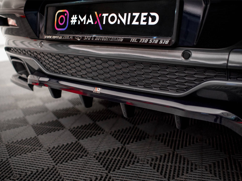 Central Rear Splitter (Vertical Bars) V.2 Bmw X4 M40I G02