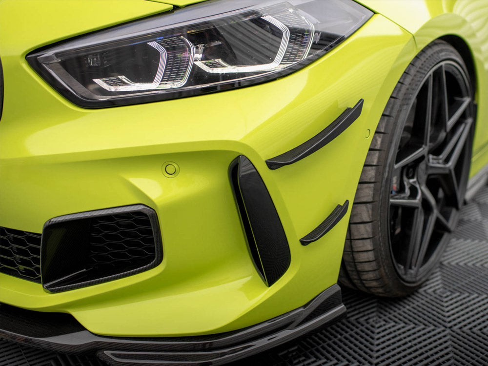 Carbon Fiber Front Bumper Wings (Canards) Bmw 1 F40 M-Pack / M135I