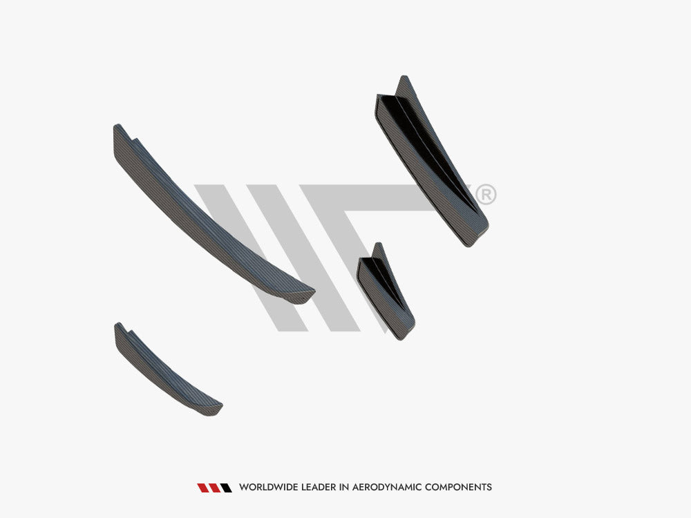 Carbon Fiber Front Bumper Wings (Canards) Bmw 1 F40 M-Pack / M135I