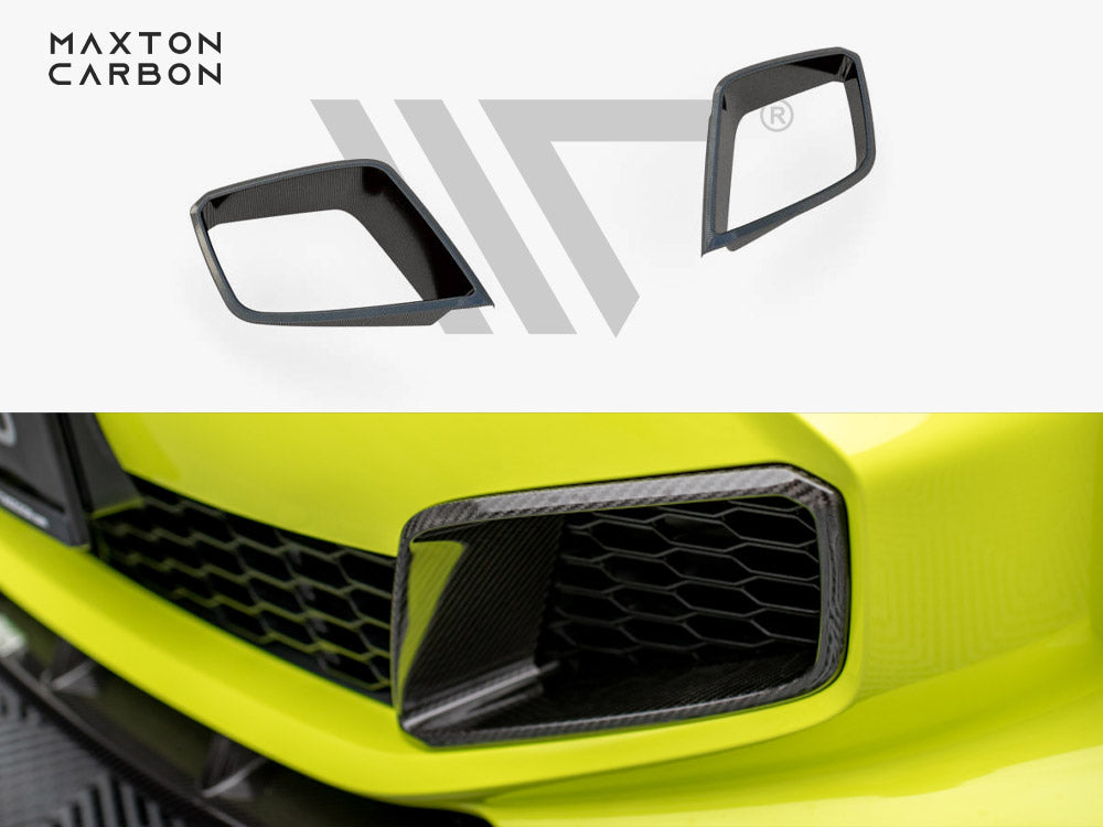 Carbon Fiber Front Bumper Side Vents Bmw 1 F40 M-Pack / M135I