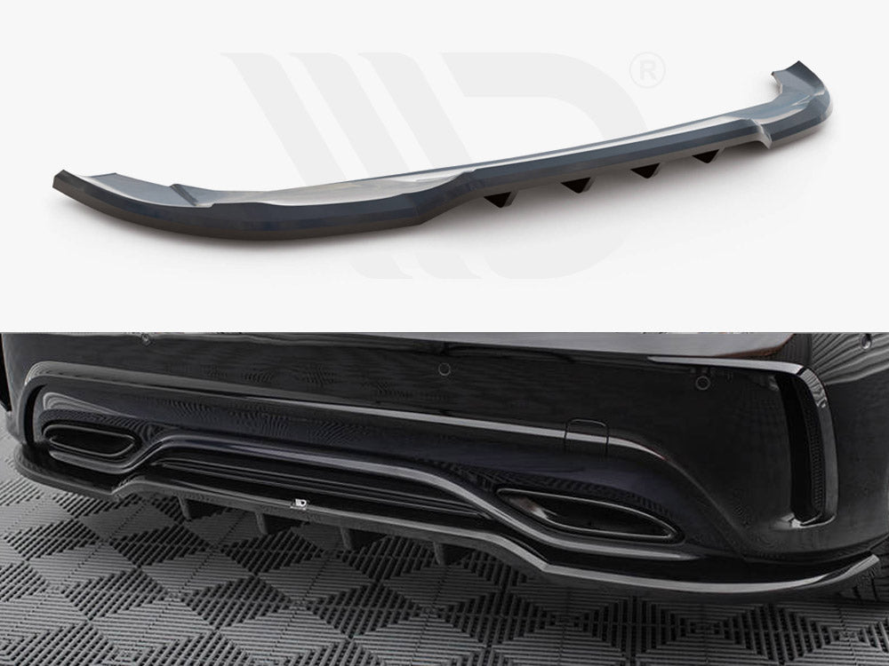 Rear Splitter (Vertical Bars) Mercedes-Benz A AMG-Line W176 Facelift