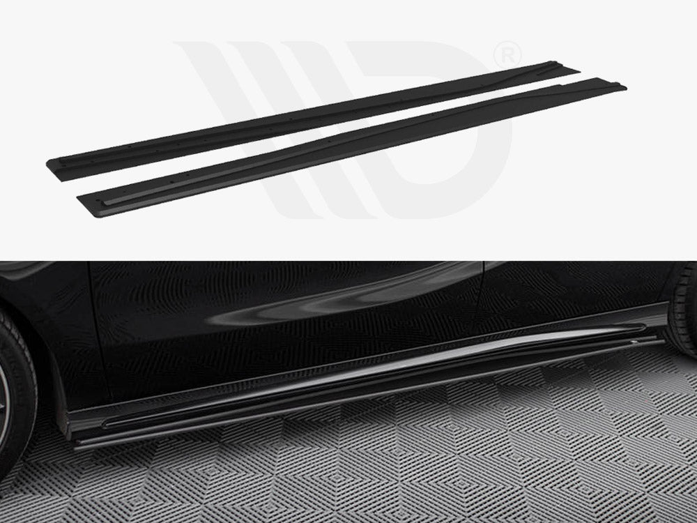 Street PRO Side Skirts Diffusers Mercedes-Benz A AMG-Line W176 Facelift