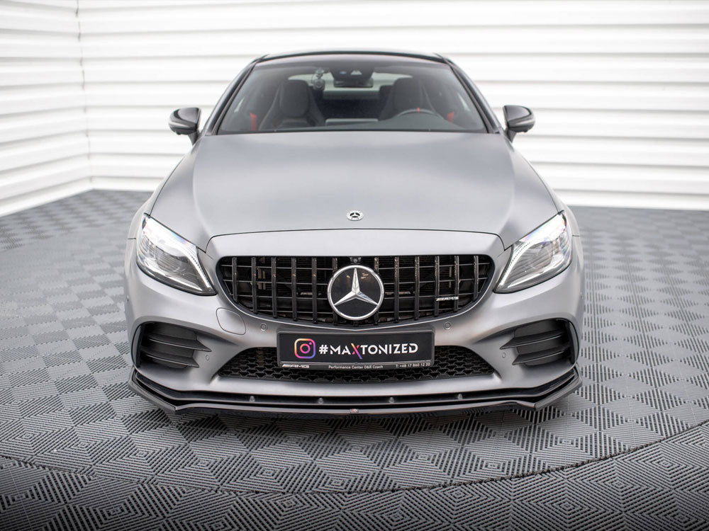 Front Splitter V.1 Mercedes-AMG C43 Coupe / Sedan / Estate C205 / W205 / S205 Facelift
