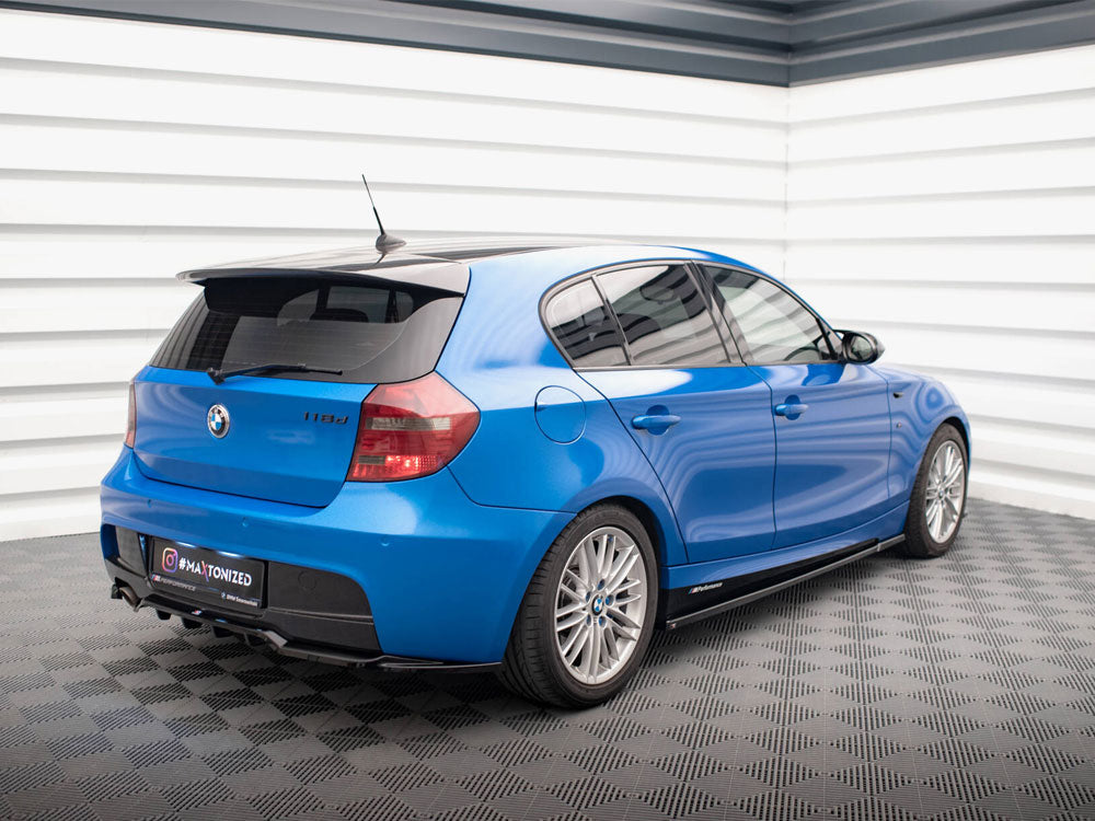 Central Rear Splitter (Vertical Bars) Bmw 1 M-Pack E87 Facelift