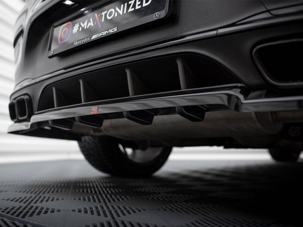 Rear Splitter (Vertical Bars) Mercedes-AMG GLC 63 Coupe C253 Facelift