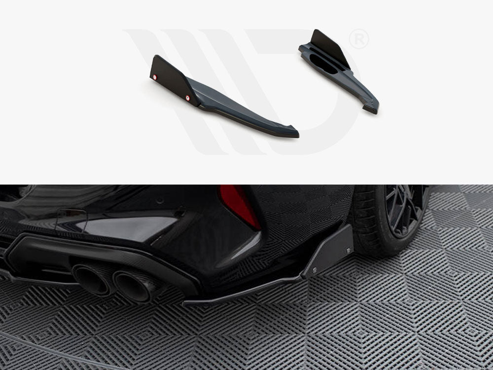 Rear Side Splitters V.1 + Flaps Bmw M8 Gran Coupe F93