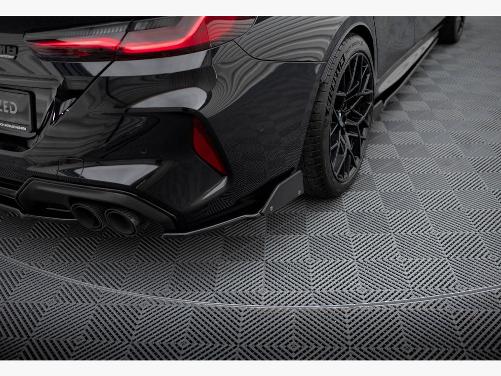 Rear Side Splitters V.1 + Flaps Bmw M8 Gran Coupe F93