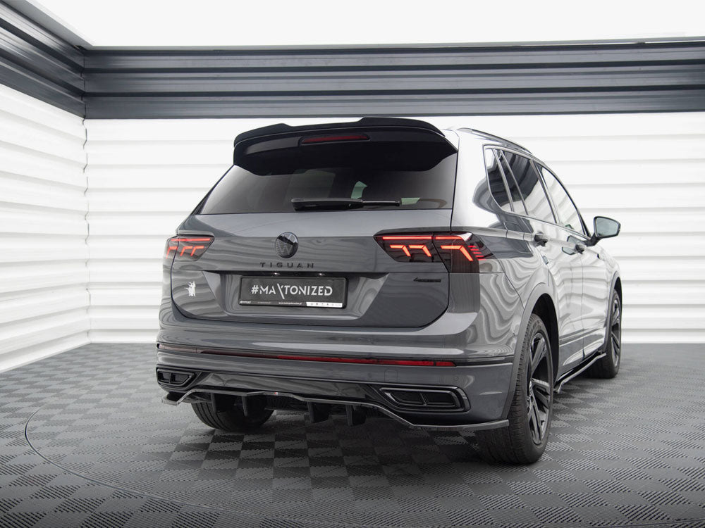 Rear Splitter (Vertical Bars) Volkswagen Tiguan R-Line Mk2 Facelift