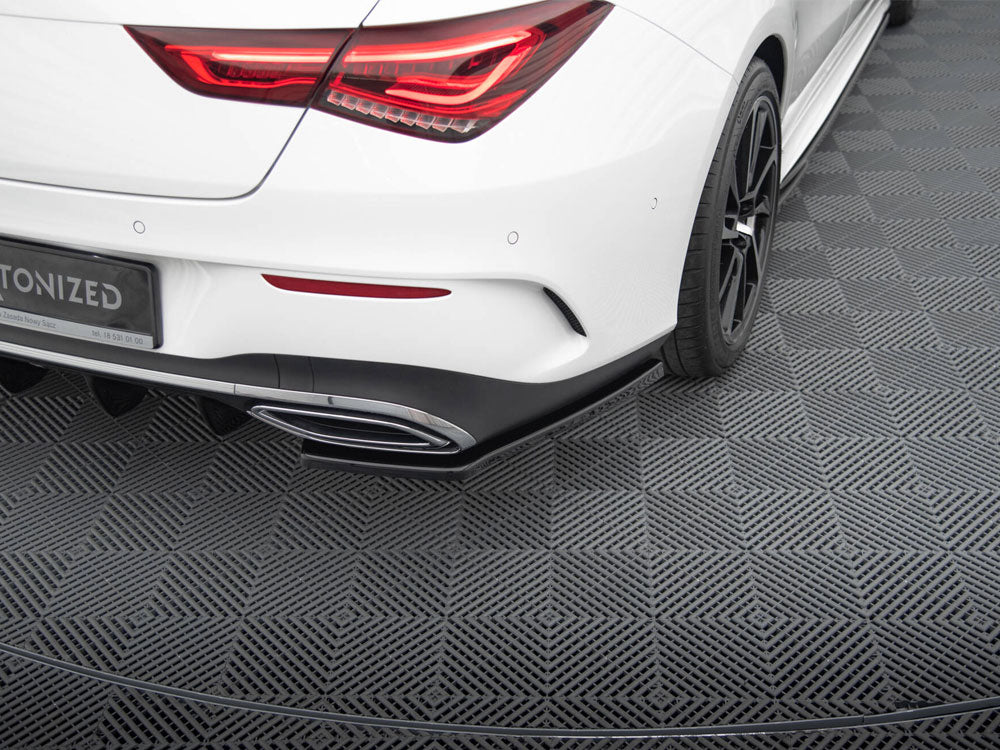 Rear Side Splitters Mercedes-Benz CLA AMG-Line X118 - Textured
