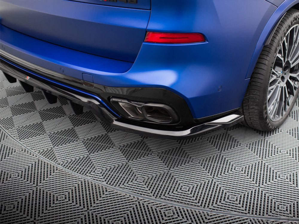 Central Rear Splitter (Vertical Bars) V.1 Bmw X5 M-Pack G05 Facelift