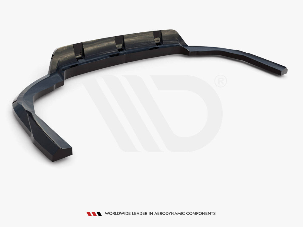 Central Rear Splitter (Vertical Bars) V.1 Bmw X5 M-Pack G05 Facelift