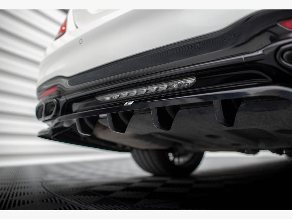 Rear Splitter (Vertical Bars) Mercedes-Benz S AMG-Line W222 Facelift